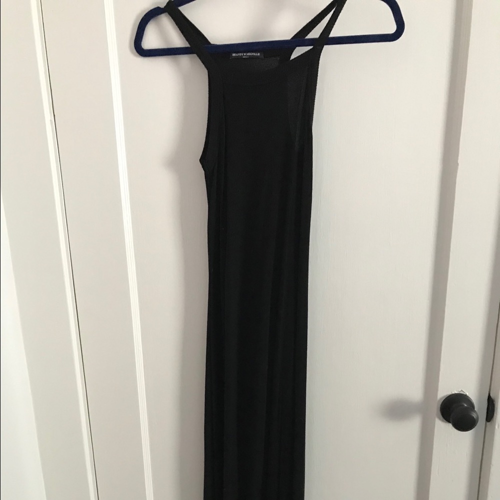 Black maxi dress